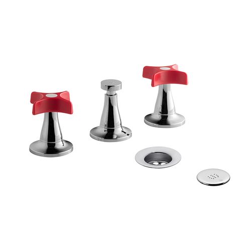 Grifería de bidet Fv M3 Petalo Rojo 295/M3