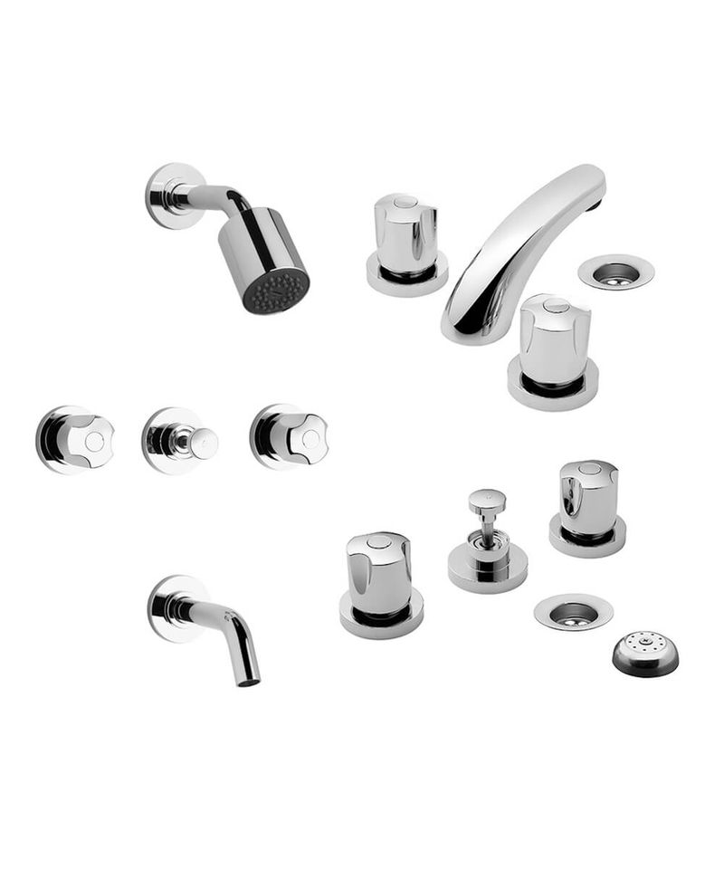 Kit-de-Griferia-para-Baño-Fv-B6-Pampa-Cromo-0900.03-B6