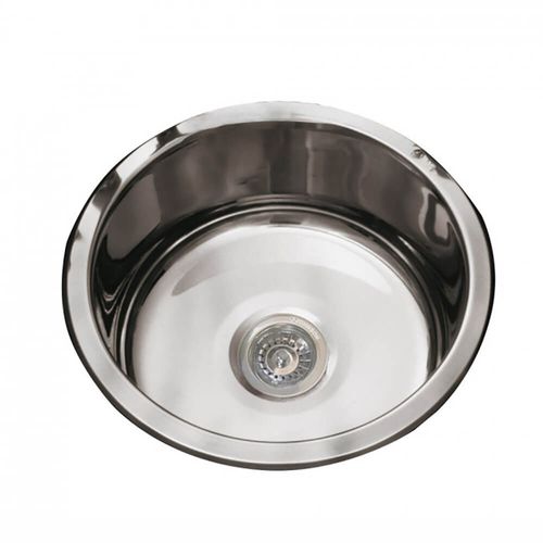 Bacha de Cocina Johnson Acero inox Redonda 37 cm O37A