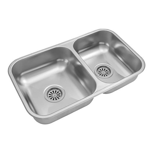 Bacha de Cocina Johnson Doble Rr63 Abollada OUTLET