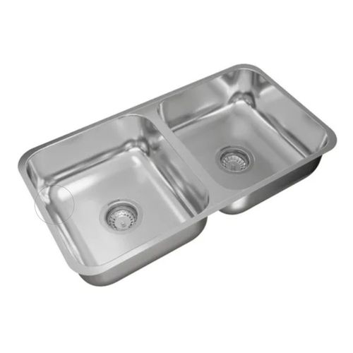 Bacha de Cocina Doble Johnson C37 71 x 37 x 15 cm