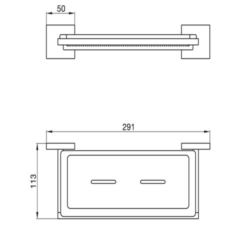 Jabonera Fv Dominic cromo 0168.01R/85V