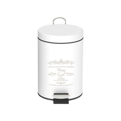 Cesto de basura D´Accord  Home Paris 3 lts Blanco BIN0IMP 11