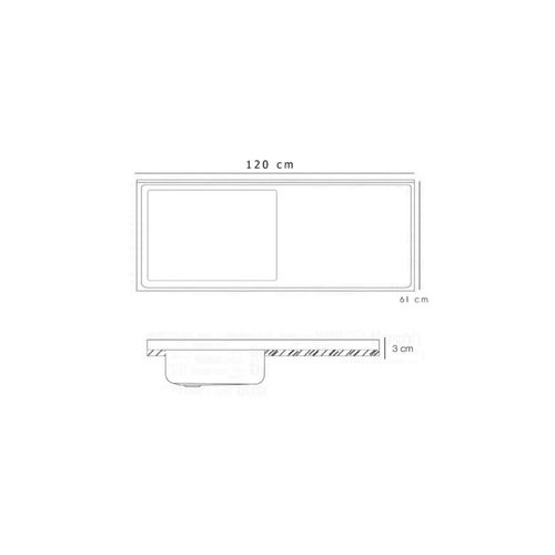 Mesada Johnson Acero 430 C/ZZ52B 122x051