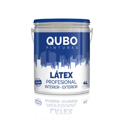 Latex Int/Ext Qubo Profesional Blanco 4 L