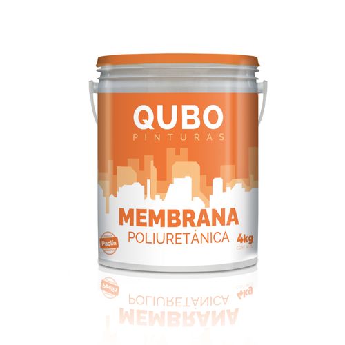 Impermeabilizante Qubo Membrana Liquida C/Pu Blanco 4 Kg