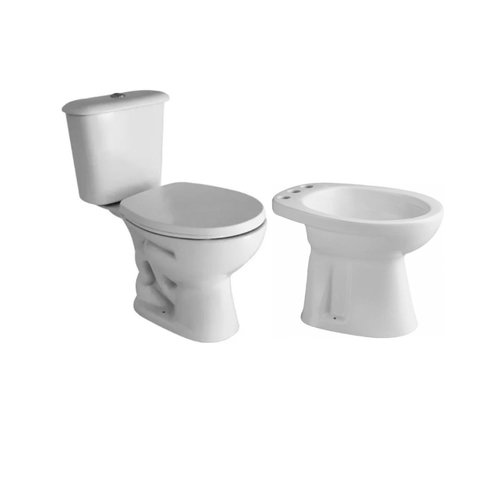 Combo Ferrum Andina Inodoro Largo, Bidet y Depósito