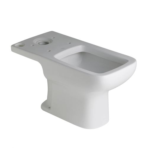 Inodoro Largo Ferrum Trento de 6 litros blanco IELMJ-B