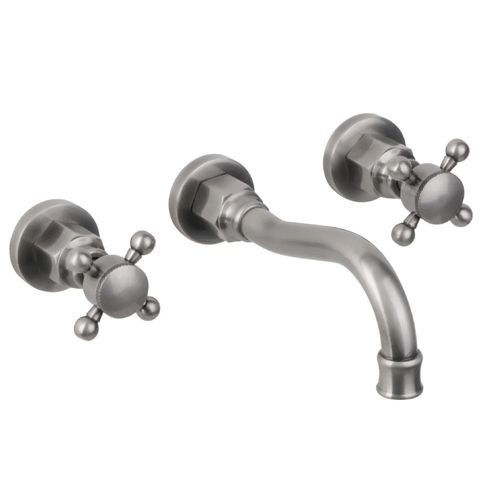 Grifería Lavatorio de Pared Estalgrif Häaz Vintage Platinum