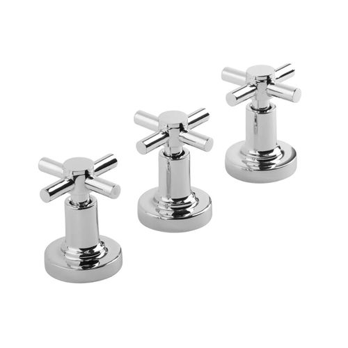 Grifería de Bidet Estalgrif Tauro Cruz Cromo