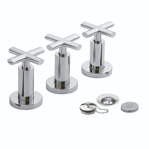 Grifería de Bidet Fv Nerea Cruz Cromo 295/59